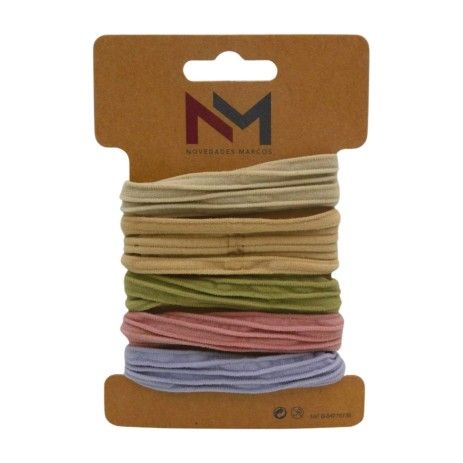 Élastique à cheveux en nylon naturel (5u) R-406/170