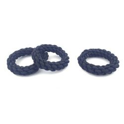 Laço de Cabelo Trançado 0,2mm -3u-Clo139 Preto