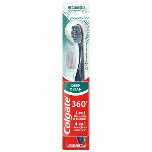 Escova de dentes Colgate Deep Clean 360° 4 em 1