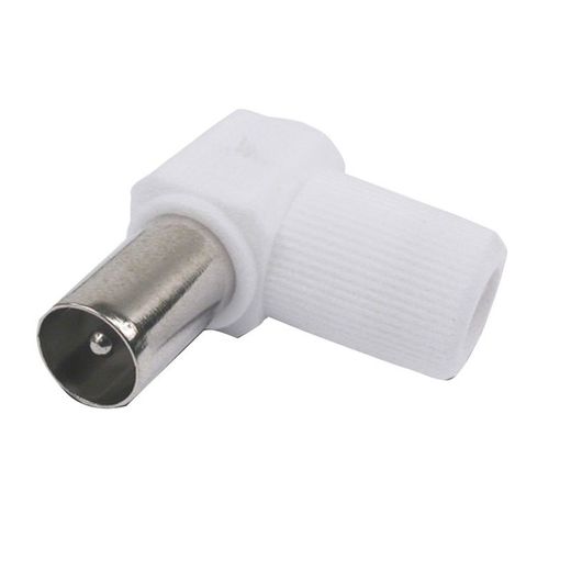 Conector antena TV AXIL Conector Acodado Hembra Axil Granel