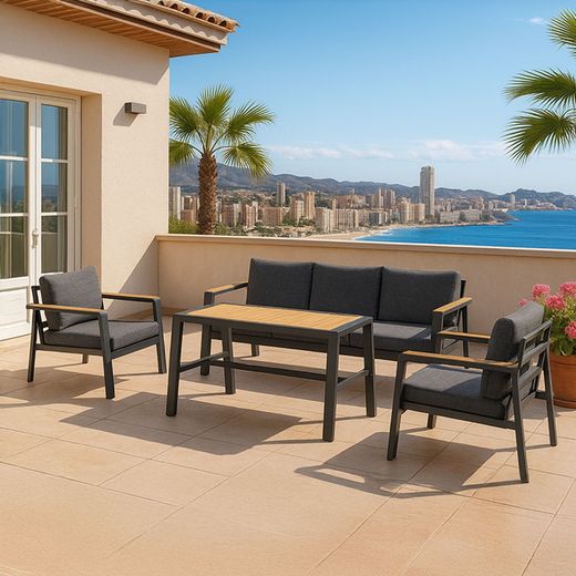 Conjunt Moble Jardí 4Pcs Autana