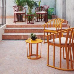 Ensemble Raff Toscano. 2 Chaise+Table