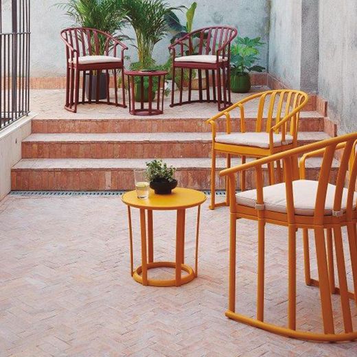 Ensemble Raff Toscano. 2 Chaise+Table