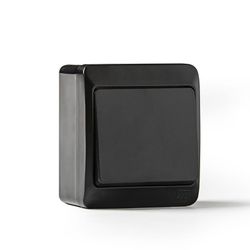 Conmutador Estanco 10A-250V Negro