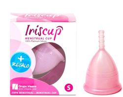 Copo menstrual Irisana tamanho S rosa
