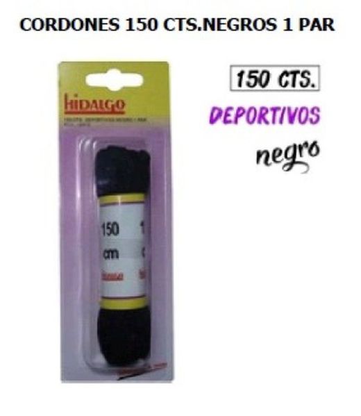 Cordon Plano 150Cm  Negro R-12012