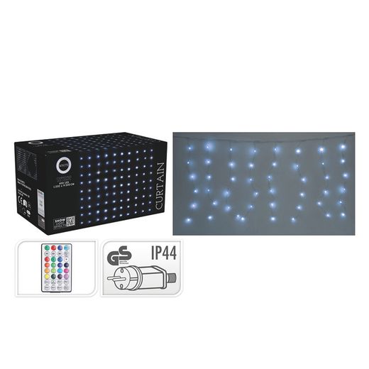 Cortina 400 Led Llum Blanca 2X2M.