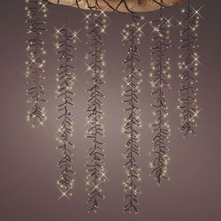 Rideau LED cascade cluster 8 fonctions. 2m.