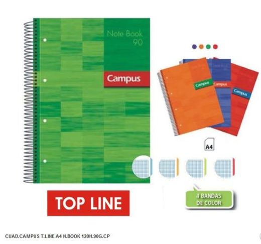 Cuaderno Campus A/4 120H 90Gr.M03060