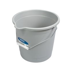 Balde Econômico Habitex Cinza Claro 10 L.