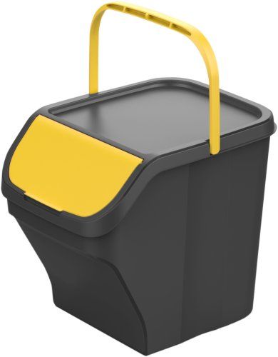 Cubo Basura Reciclaje Apilab. 25lt Amar.