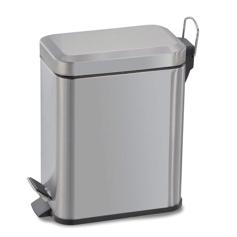 Cubo pedal sanitario HABITEX Cubo Pedal A. Inox 5 L. Rectang. Habitex