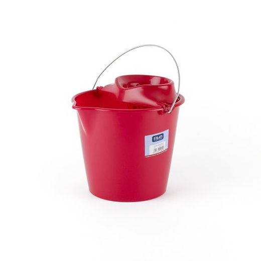 Cubo Redondo Asa Metal R-1305 Rojo