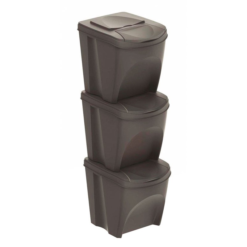 Cubos reciclaje Cubos Reciclaje Set 3 Pzas. 555Y274 Cadena88 — Ferretería  Roure Juni