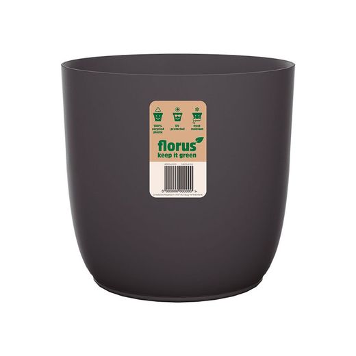 Cubre Macetas Flowerpot Ø 16 Cm. Antrac.