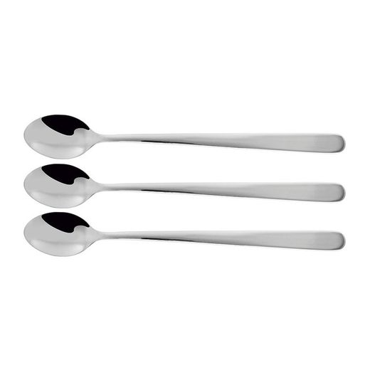 Cucharas extralargas FACKELMANN especial cocktails. Cucharas Largas Bebida 19Cm.3 Unds.Acero
