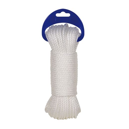 Cuerda Cableada Poliet. 4c 5mm/10m Bl