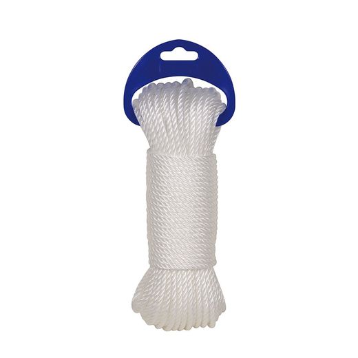 Cuerda Cableada Poliet. 4c 5mm/20m Bl