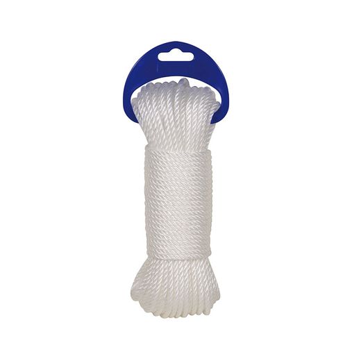 Cuerda Cableada Poliet. 4c 5mm/25m Bl