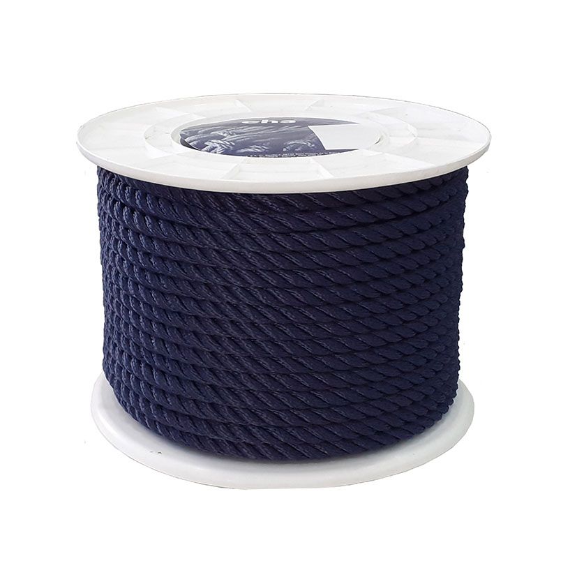 Cuerda Poliester 3c 12 Mm Azul Ehs