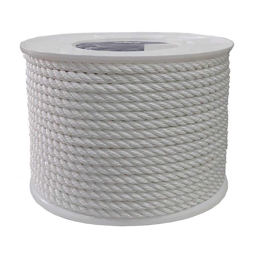 Cuerda Poliester 3c 12 Mm Blanco Ehs
