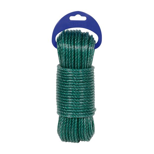 Cuerda Polip. 4 Cabos  5mm/25m Vd