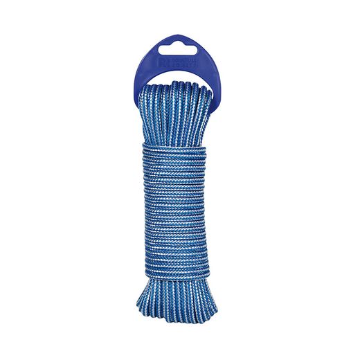 Cuerda Polip. 4mm Alma Text./20m Az/Bl