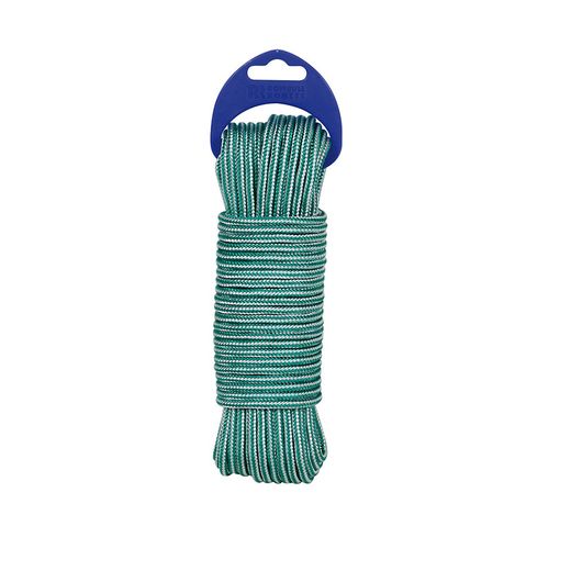 Cuerda Polip. 4mm Alma Text./25m Vd/Bl