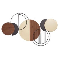 Decoração Mural Metálica Aenor 116X76 Cm.