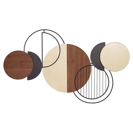 Decoração Mural Metálica Aenor 116X76 Cm.