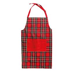 Avental escocês 80x85 cm.