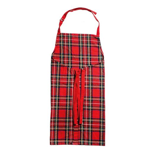 Avental escocês 80x85 cm.