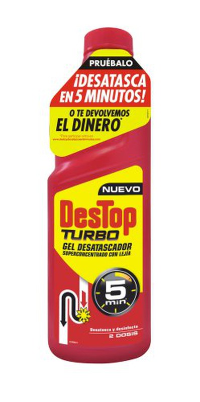 Destop Turbo 5Min. Gel Desatascador 1000 — Loja de ferragens Roure Juni S.L.