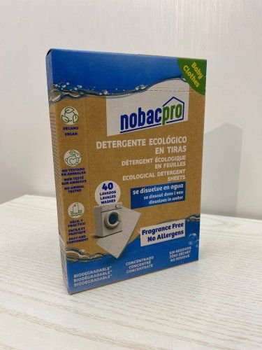 Detergente Tiras Nobacpro 40d Sin Frag.