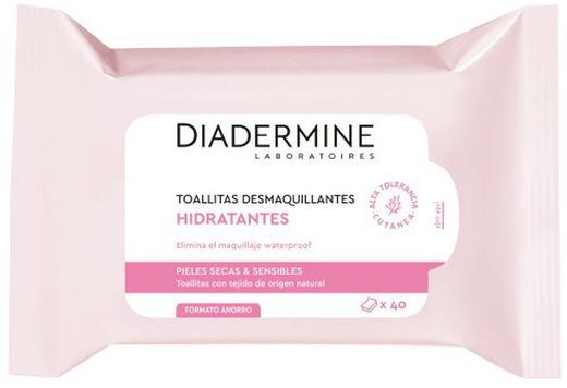 Toalhetes Diadermine (25) Sensíveis a Seco