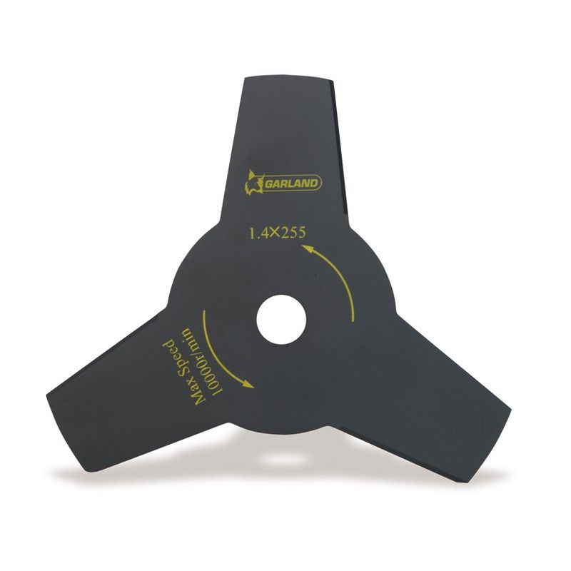 Disco de acero desbrozadoras GARLAND Disco Desbr. 3 Dients Øex255- Øin25,4 Mm