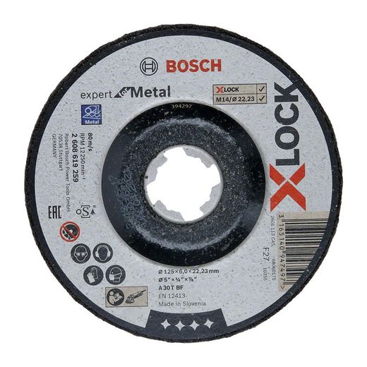 Disc Desbast X-Lock Expert Metal 125X6