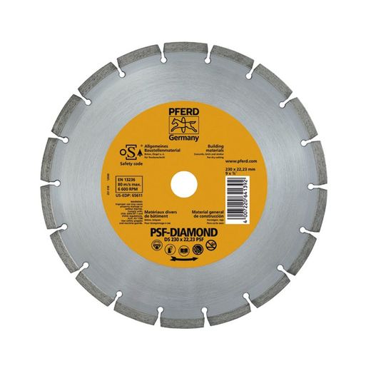 Disco diamante PFERD PS Disco Diamante Segment.Ds 230-22,2 Psf
