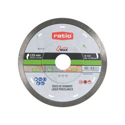 Disque diamant en porcelaine. Rapide/propre 125 mm