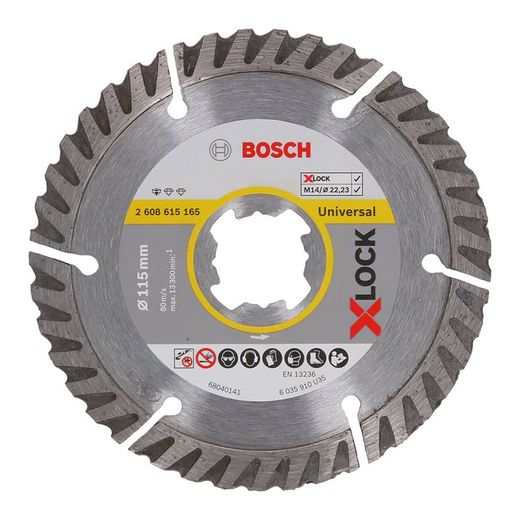 Support de disque diamant X-Lock.Univ.115Mm