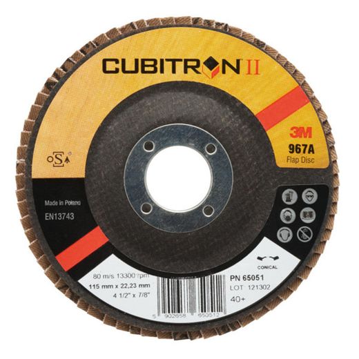 Disc Làmines 967a,115mm,Cònic, 40+.10u