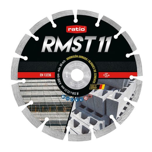 Disco Segm.Laser Rmst11 230 Mm.Ratio
