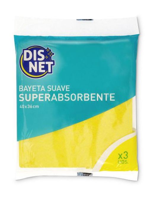 Disnet Bayeta Amarilla Suave (Pack-3)
