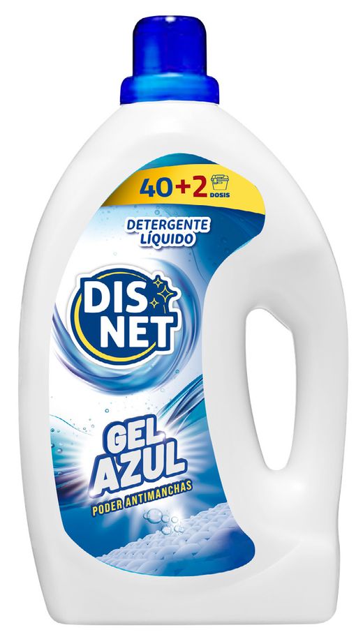 Disnet Det. Liquido Gel  Azul (40+2D)