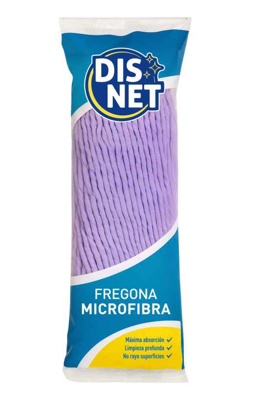 Disnet Fregona Microfibra Lila