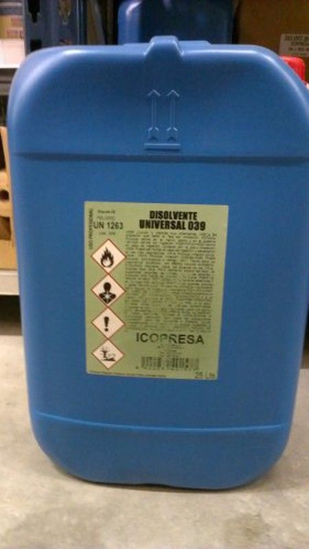 Frasco de Solvente Universal Ic-039 25Lt