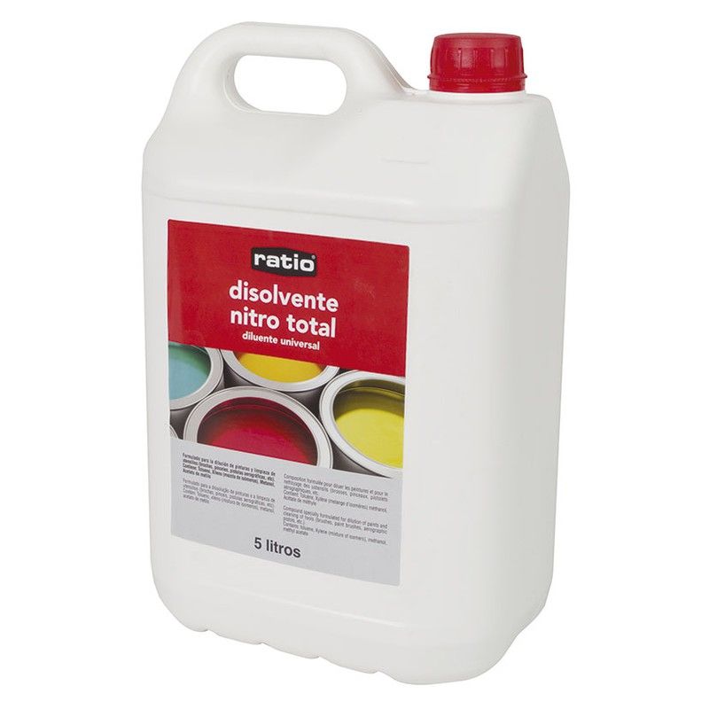 Disolvente universal RATIO Nitro Total. Disolvente Univers.Nitro Total Ratio 5 L