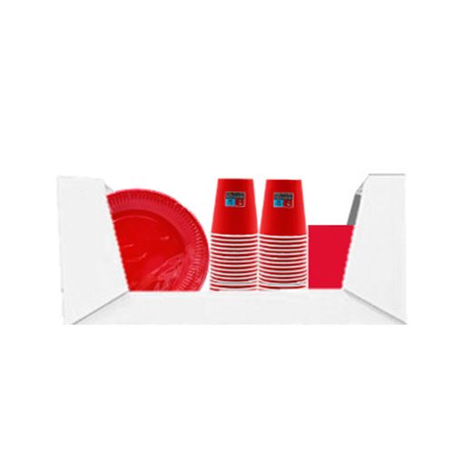 Display Desechable Rojo