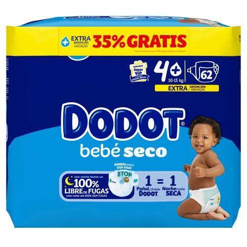Dodot Azul (T/4) 62 Unidades 10-15 Kg