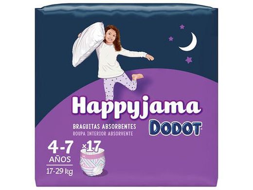Dodot Happyjamas Menina (T/7) 17 Unidades.